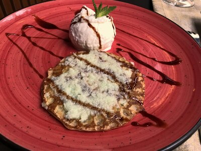 Crepe con coco