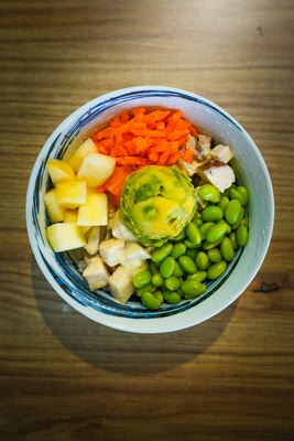 Creamy Chickenmango Poke Bowl