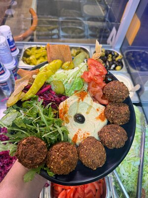 Palestinian Falafel (plate) - Vegetarian