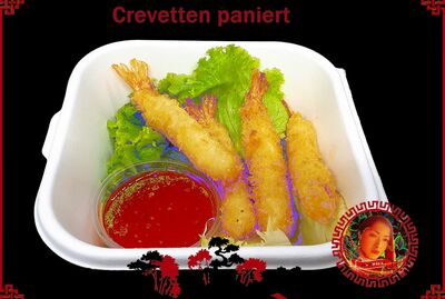 Crevetten paniert