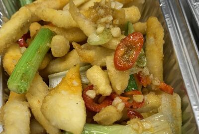 Spicy Crispy S&P Shredded Chicken椒盐鸡丝70A
