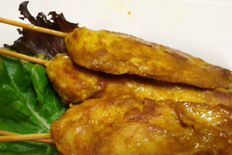 Satay Chicken Skewers (4 pcs) (GF)