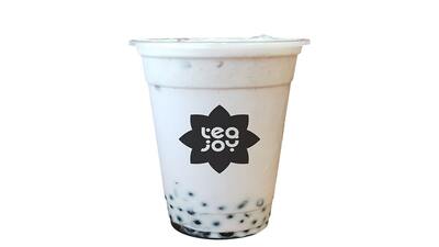 Raspberry fruit milk bubble tea