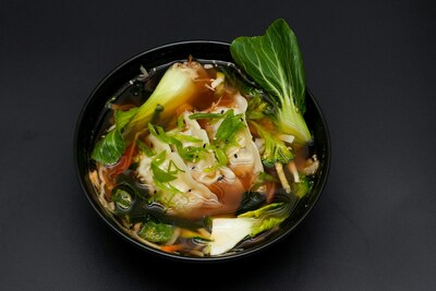 Vegetable Gyoza Soup