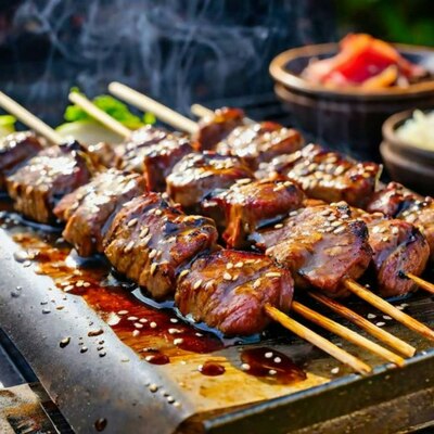 Brochettes de Boeuf (2) / Beef Skewers