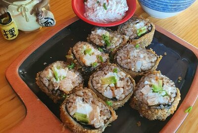 Nori Maki de Camarón Empanizado