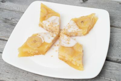 Bánh Chuối Hấp / Steamed Banana Cake