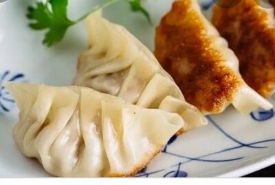 Pan Fried Fresh Chicken Dumplings