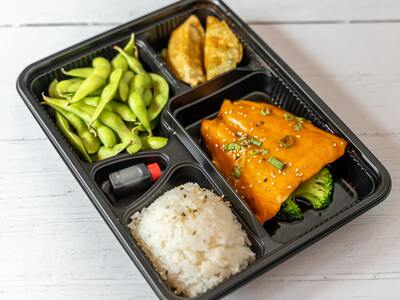 Salmon Teriyaki Bento