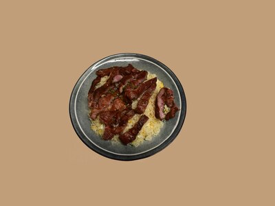 Arroz Frito Con BBQ Pork