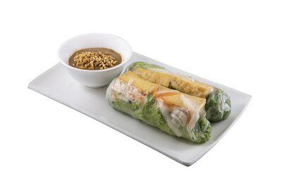 E2. (2mcx)Rouleaux Printaniers Végétariens / (2pcs)Spring Rolls (Tofu & Vegetables)