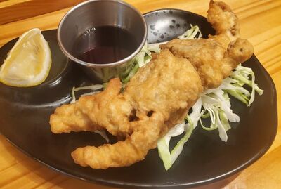 Soft shell crab tempura