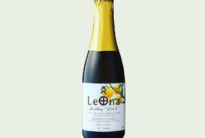 leona sparkling yuzu shochu bottle 12.68oz