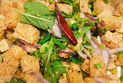 Larb Tofu - ลาบเต้าหู้
