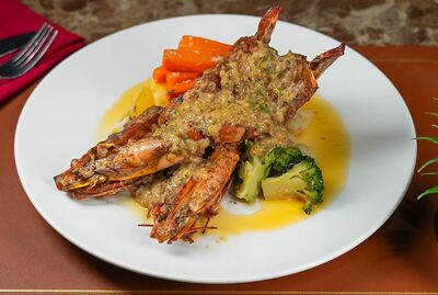 Prawns Con Mayo