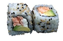 Grilled Salmon Cream Cheese Roll