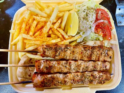 Chicken Kalamaki Meal