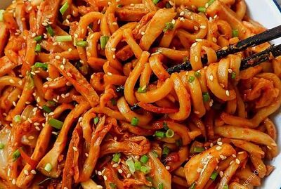Fried Curry Udon