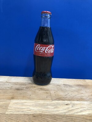 Coca Cola glass bottle
