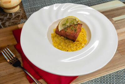 Salmon Risotto