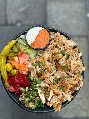 Chicken shawarma (plate)