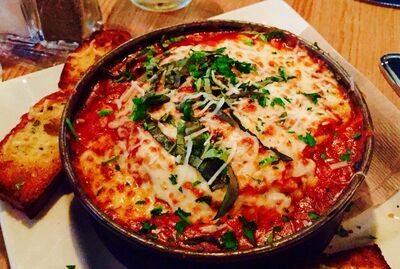 Large Pizza & Lasagna