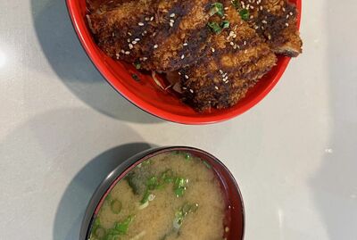 LUNCH MISO PORK CUTLET BOWL SET