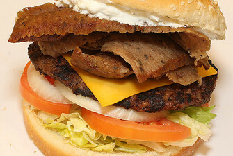 Gyro Cheese Burger