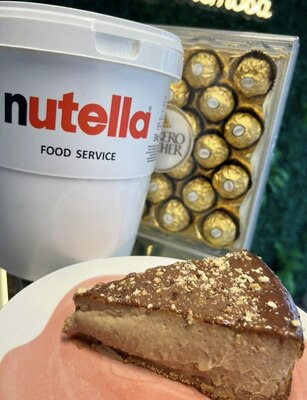 Cheesecake Ferrero Rocher y Nutella