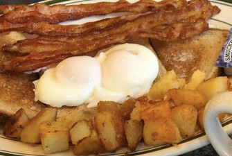 Eggs Any Style with Bacon, Ham or Sausage