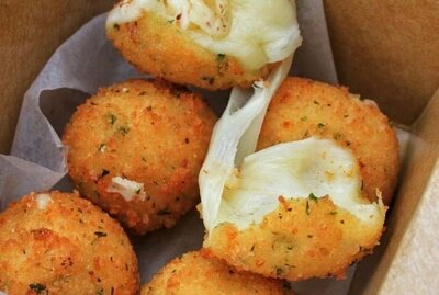 F2.  Crispy Mozzarella Cheese Ball