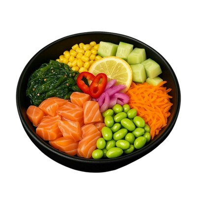 Spicy Salmon Poke Bowl