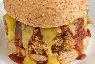 Hickory BBQ Fried Chicken Sandwich