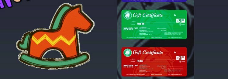 Marathon VIP Card & Gift Certificate (For Wedding, Party etc)
