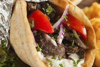 9A. Gyro Lamb and Beef Sandwich