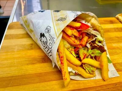 Vegan (Meatless) Gyros Wrap