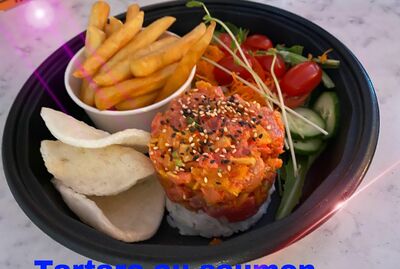 1. Tartare de saumon oriental