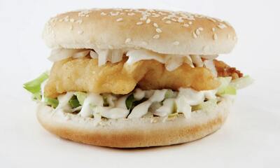 Fish Cod Goujon Burger