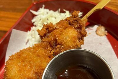 Skewer: Chicken Katsu (fried)
