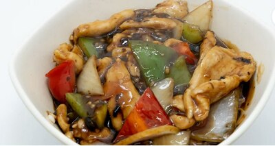 Chicken Slices & Green Peppers in Black Bean Sauce 豉椒鸡肉片