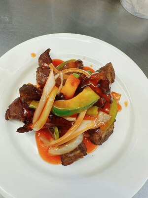 Deep Fried Spare Ribs with Sweet & Sour Chilli Sauce