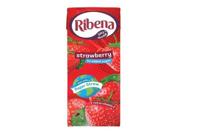 Strawberry Ribena Carton