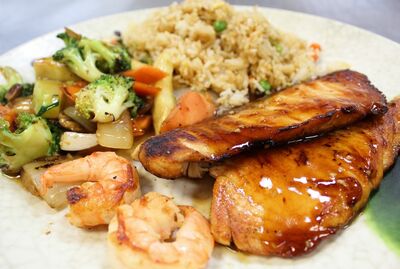 Hibachi Salmon