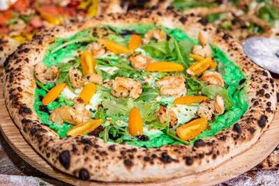 Pizza Crevette / Shrimp Pizza (Gambari)