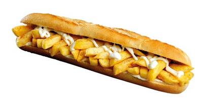 Chip Butty Baguette
