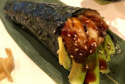 Eel Avocado Hand Roll (1 pc)