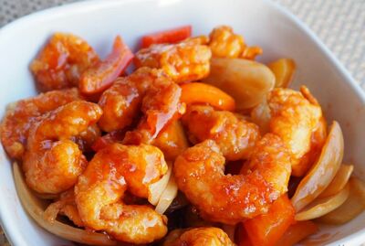 古大虾 Sweet & Sour King Prawn Cantonese Style