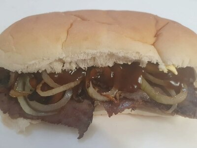Hot Roast Beef Sub Sandwich