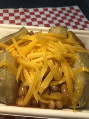 Baked Potato with Cheese & Beans