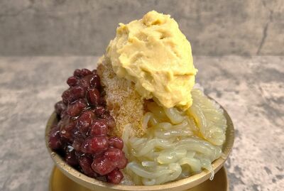 K25.  White Chendol D24 Durian with  Red bean